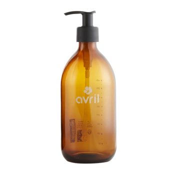 Avril, Refillable Amber Glass Bottle, 500ml