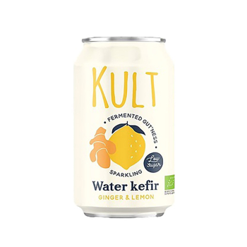 KULT, BIO Water Kefir Ginger & Lemon, 330ml