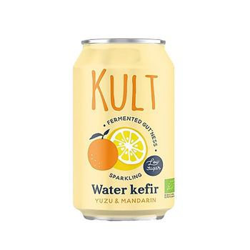 KULT, BIO Water Kefir Yuzu & Mandarin, 330ml