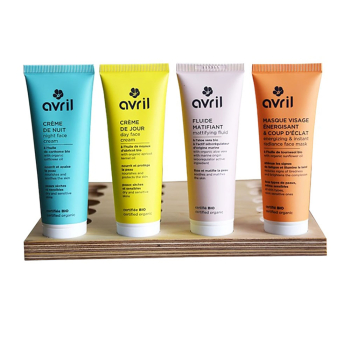 Avril, Wooden Display Stand for Creams