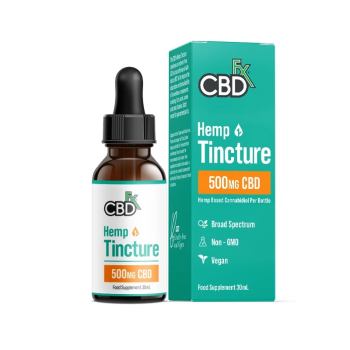 CBDfx, 100% Organic CBD Tincture Oil, 30ml, 500mg | Herbalista