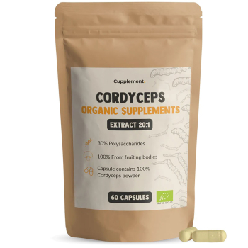Cupplement, Organic Cordyceps Extract, 60 Capsules