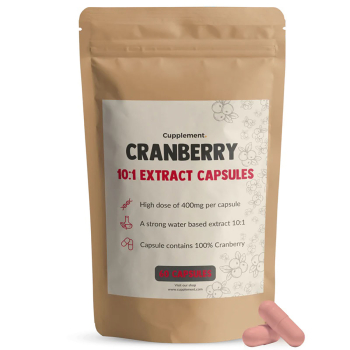 Cupplement, Cranberry Extract, 60 Capsules