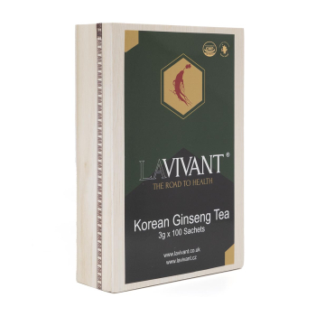 Lavivant, Korean Ginseng Tea, 100 Sachets in Wooden Box