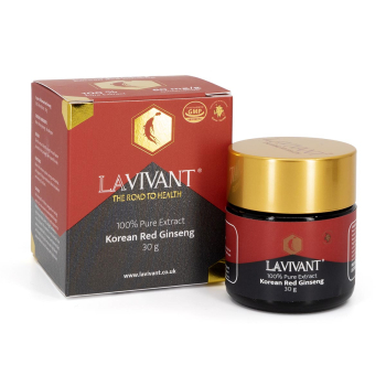 Lavivant, Korean Red Ginseng, 100% Pure Extract Paste, 80mg/g, 30g RED