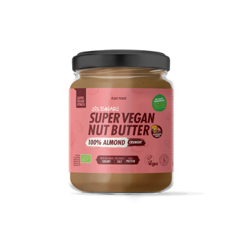 Iswari, BIO Super Vegan Roasted Almond Butter, Gluten Free, 500g / Καβουρδισμένο Βούτυρο Αμυγδάλου, 500γρ.