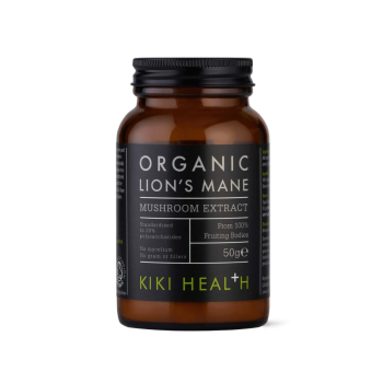 Kiki Health, Organic Lion's Mane Mushroom Extract Powder, 50g