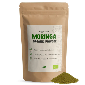 Cupplement, BIO Moringa Powder, 60g