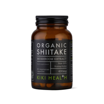 Kiki Health, Organic Shiitake Mushroom Extract, 60 Vegicaps