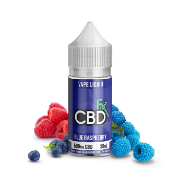 CBDfx, Vape Liquid 500mg, 30ml, Blue Raspberry