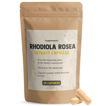 Cupplement, Rhodiola Rosea Extract, 60 Capsules