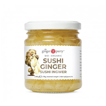 The Ginger People, Organic Pickled Sushi Ginger, 190g