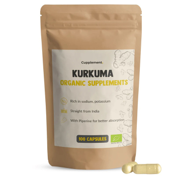 Cupplement, BIO Turmeric, 80 Capsules