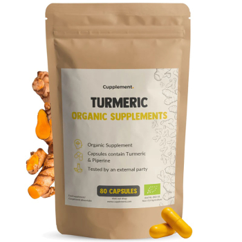 Cupplement, BIO Turmeric, 80 Capsules