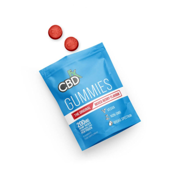 CBDfx, Gummies, Original Mixed Berry, 8 piece Pouch, 200mg / Ζελεδάκια CBD με Γεύση Μούρων, 8 ζελεδάκια, 200mg